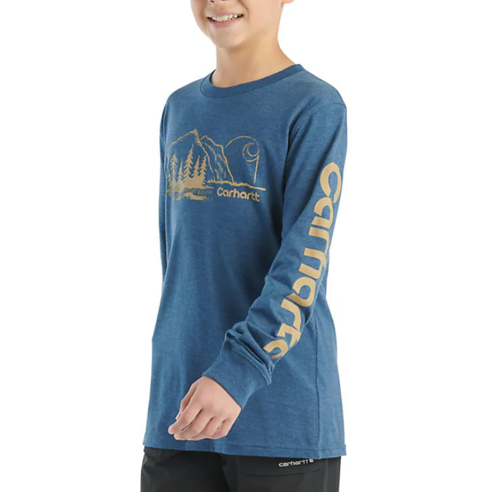 Carhartt Boys Long Sleeve Graphic T-Shirt