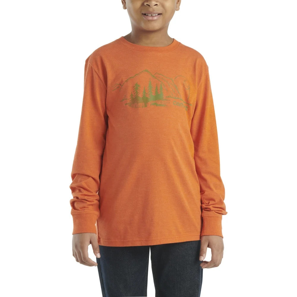 Carhartt Boys Long Sleeve Graphic T-Shirt