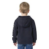 Carhartt Toddler Boys Long Sleeve Half-Zip Hooded Logo Sweatshirt Black - CA6873-K01