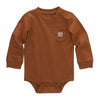 Carhartt Boys Long Sleeve Pocket Bodysuit