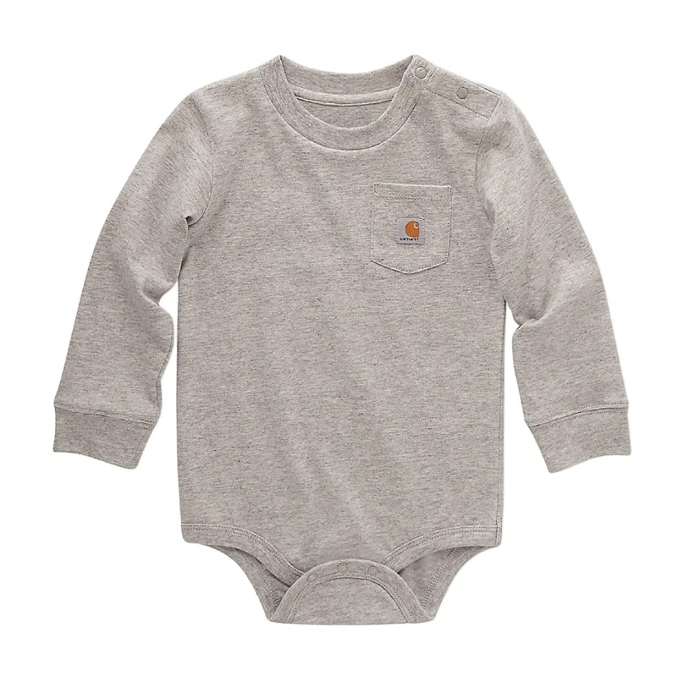Carhartt Boys Long Sleeve Pocket Bodysuit