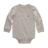 Carhartt Infant Boys Long Sleeve Pocket Onesie - CA5002-H01