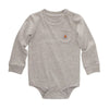 Carhartt Boys Long Sleeve Pocket Bodysuit