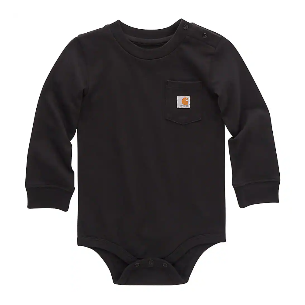 Carhartt Boys Long Sleeve Pocket Onesie - CA5002-K01