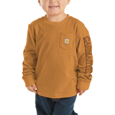 Carhartt Boys Long Sleeve Pocket T-Shirt