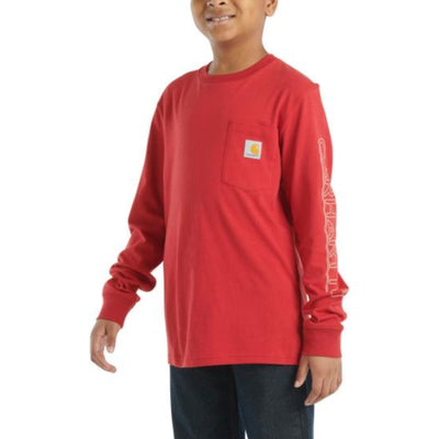 Carhartt Boys Long Sleeve Pocket T-Shirt