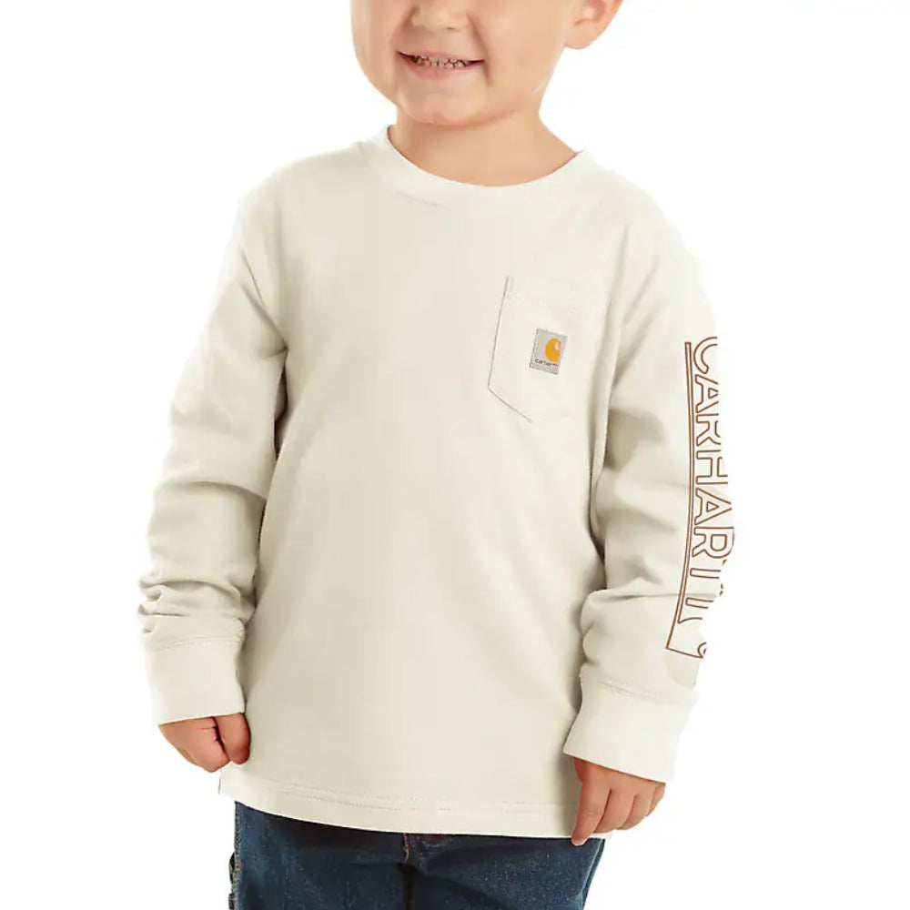 Carhartt Boys Long Sleeve Pocket T-Shirt