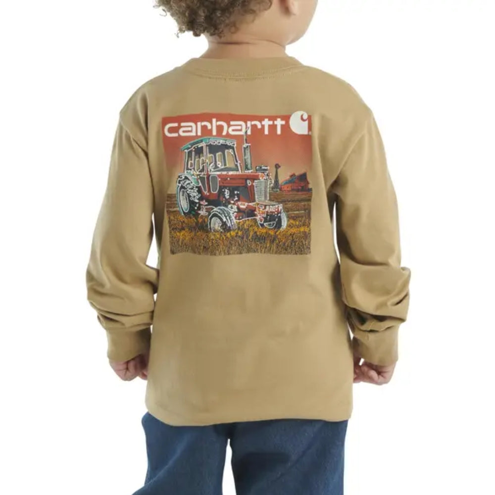 Carhartt Boys Long Sleeve Tractor T-Shirt 