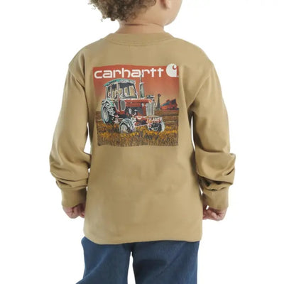 Carhartt Boys Long Sleeve Tractor T-Shirt 