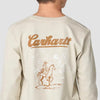 Carhartt Boys Long Sleeve Western Pocket T-Shirt Turtledove - CA6888-CA35