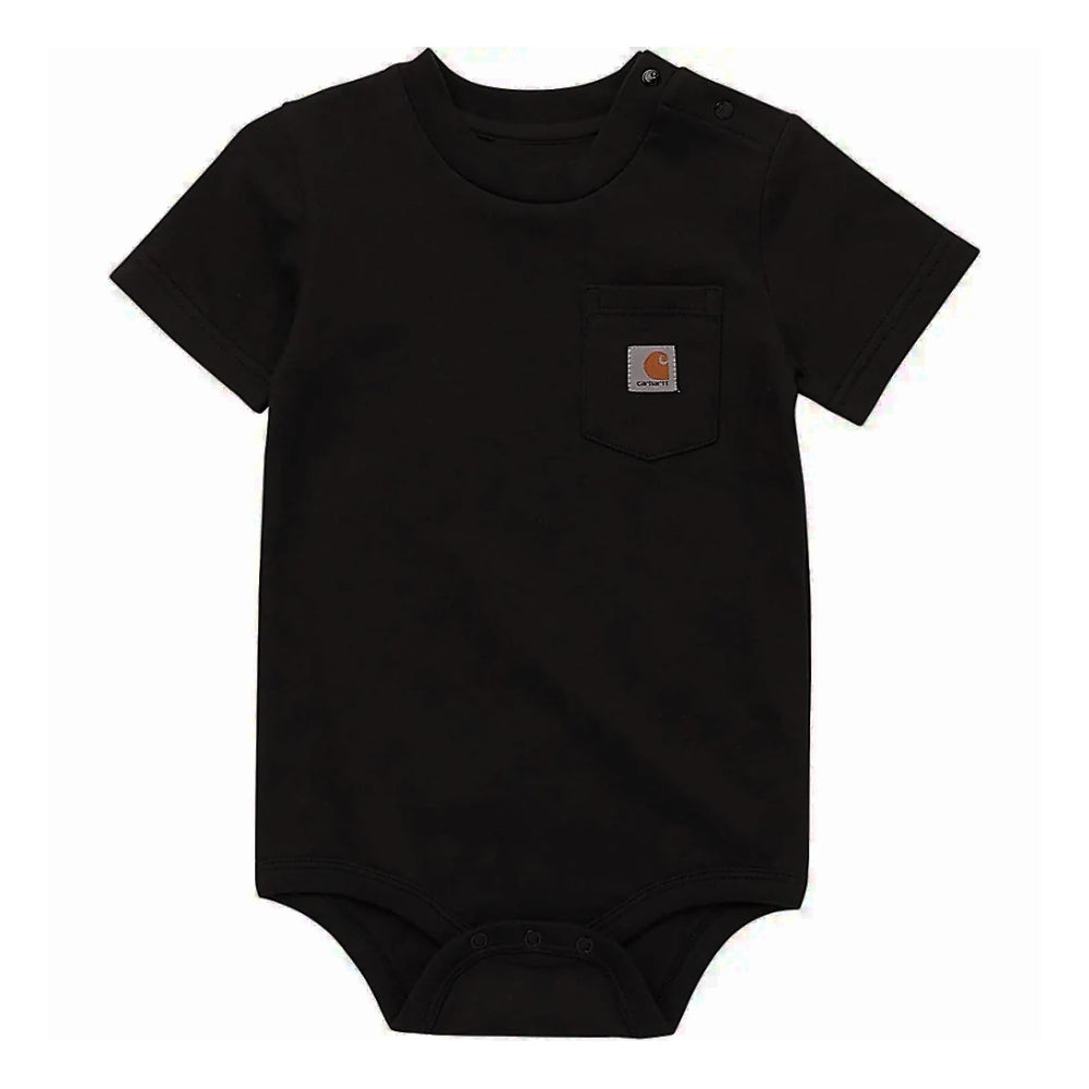 Carhartt Boys Pocket Black Bodysuit