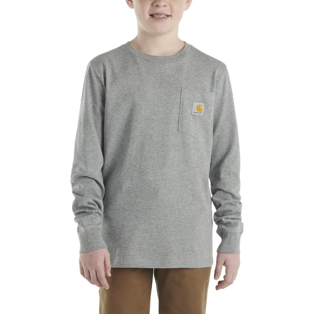 Carhartt Boys Pocket Long Sleeve T-Shirt