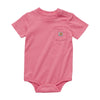 Carhartt Boys Pocket Pink Bodysuit