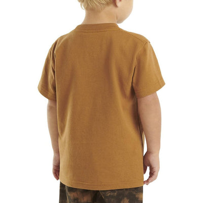 Carhartt Boys Pocket T-Shirt (Sizes 2T - 4T) - CA6513-D15
