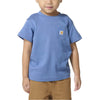 Carhartt Boys Short Sleeve Pocket T-Shirt Blue (Sizes: 2T - 4T) - CA6788-HS2