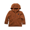 Carhartt Boys Toddler Long Sleeve Half Zip Hoodie