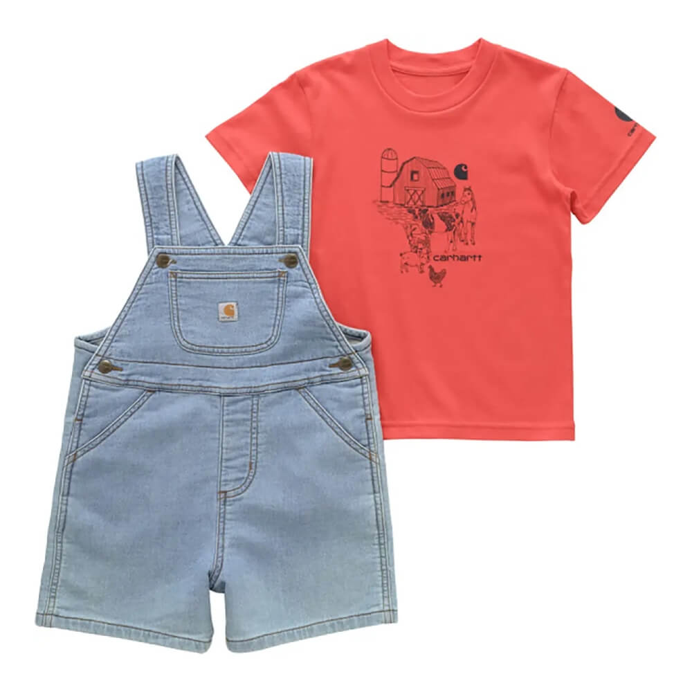 Carhartt Boys Two-Piece Shortall Set