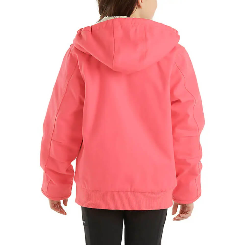 Carhartt Girls Active Flannel Pink Jacket