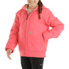 Carhartt Girls Active Flannel Pink Jacket