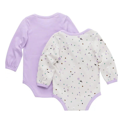 Carhartt Girls Farm Print 2 pc Bodysuit Set