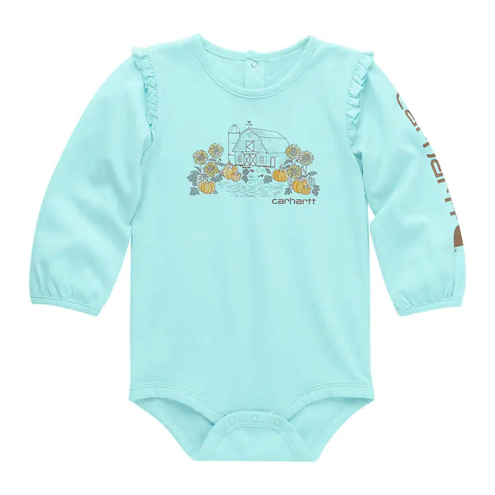 Carhartt Girls Long Sleeve Farm Bodysuit