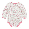 Carhartt Girls Long Sleeve Floral Bodysuit