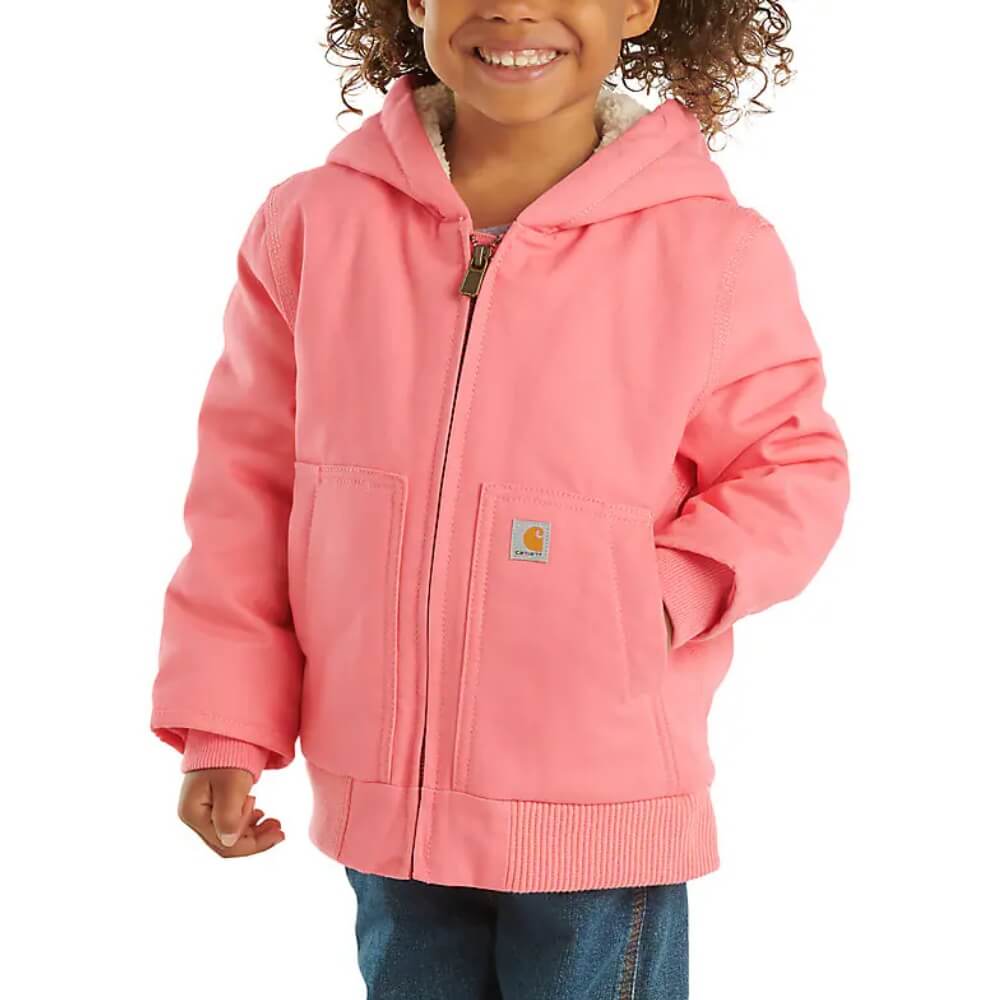 Carhartt Girls Pink Canvas Active Jacket