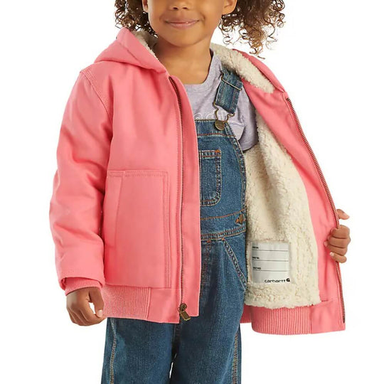 Carhartt Girls Canvas Active Jacket | Pink Lemonade