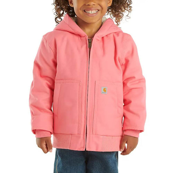 Carhartt ベスト ピンク Carhartt Girls Canvas Active Jacket | Pink Lemonade