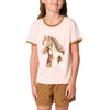 Carhartt Girls Short Sleeve Mare Ringer T-Shirt Rose - CA7170-P365