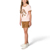 Carhartt Girls Short Sleeve Mare Ringer T-Shirt Rose - CA7170-P365