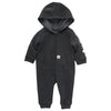 Carhartt Infant Boys Zip-Front Hooded Fleece Coverall Black (Sizes: 3M-24M) - CM8789-K01