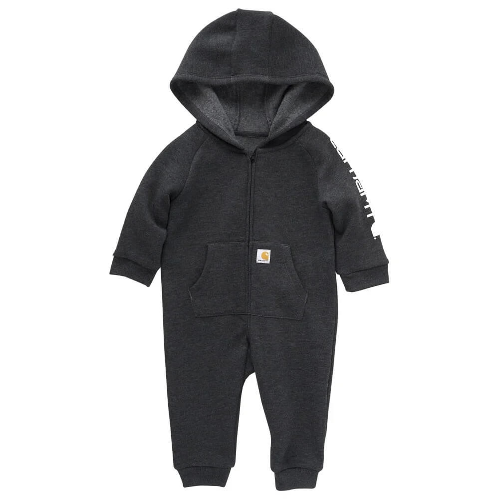 Carhartt Infant Boys Zip-Front Hooded Fleece Coverall Black (Sizes: 3M-24M) - CM8789-K01