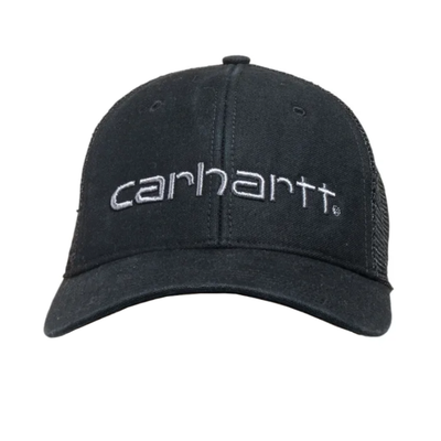 Carhartt Mens Black Canvas Cap - 101195-001