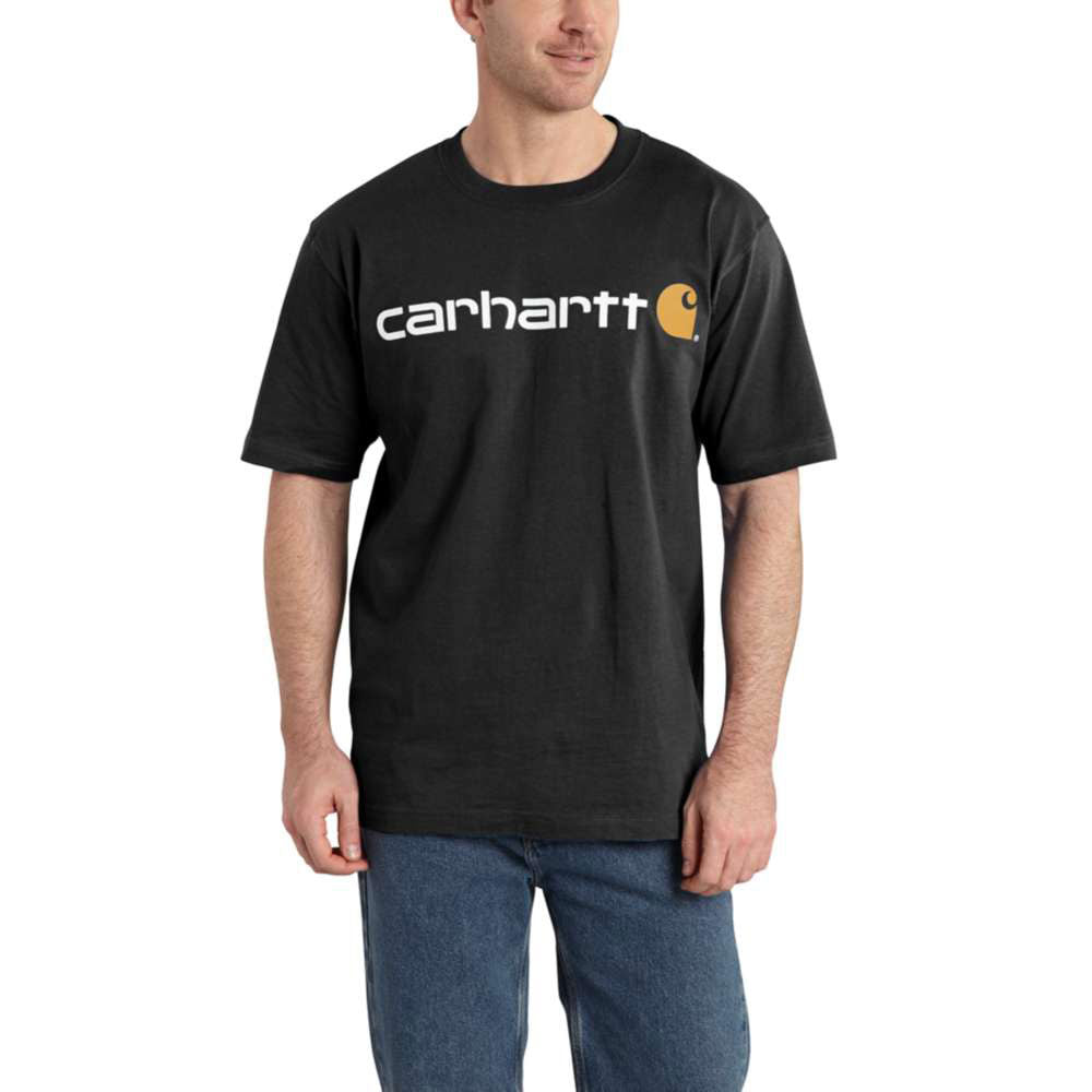 Carhartt Mens Black Cotton T-Shirt - K195-BLK