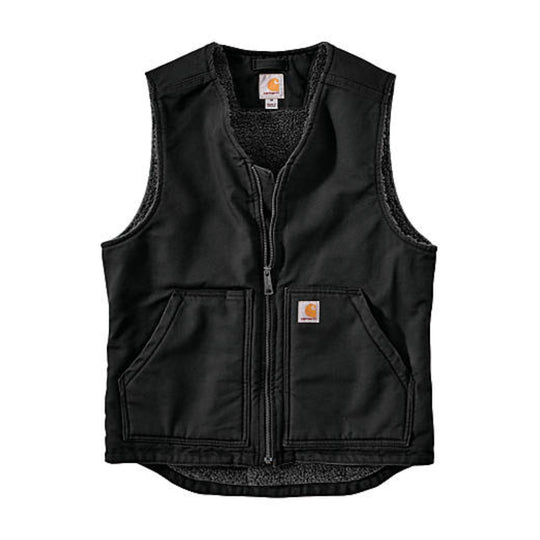 Carhartt Mens Black Duck Sherpa Vest | Shop Online