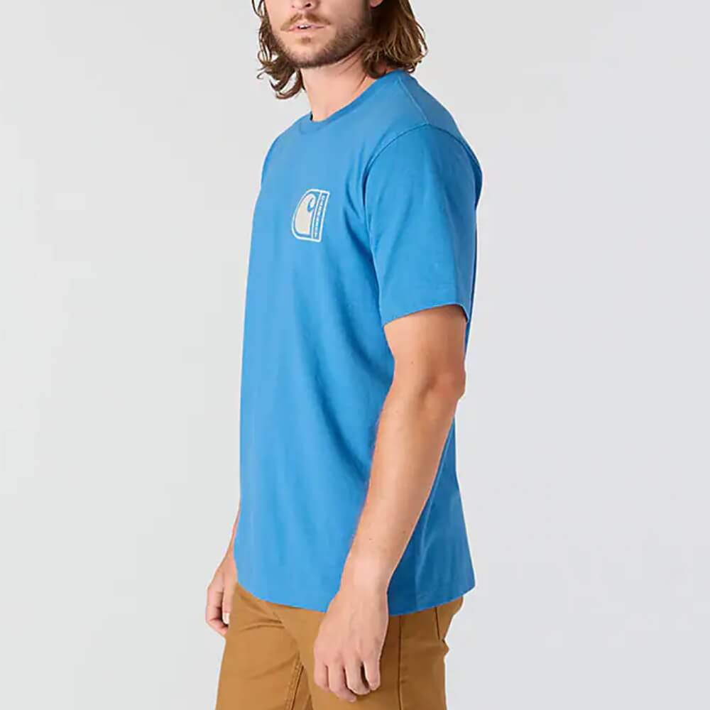 Carhartt Mens C Graphic T-Shirt Horizon Blue - 107048-HO6