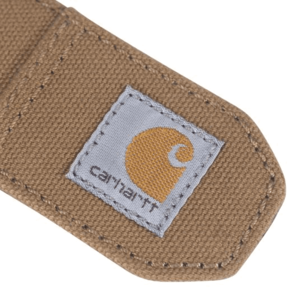 Carhartt Mens Canvas Duck Belt Dark Brown
