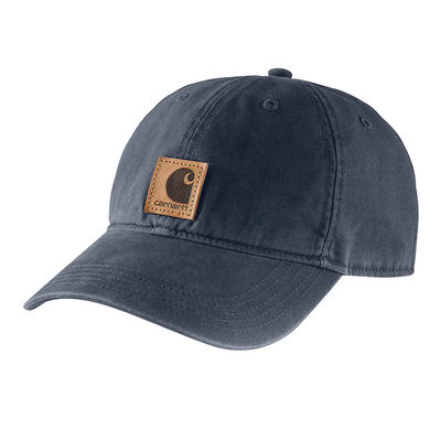 Carhartt Mens Canvas Navy Work Cap - 100289-412