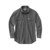 Carhartt Mens Chambray Long Sleeve Work Shirt - 104368-BKC