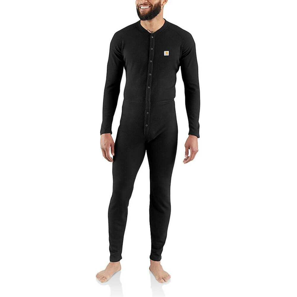 Carhartt Mens Classic Cotton-Poly Union Work Suit - MUS130-BLK