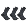 Carhartt Mens Crew 3 pack Socks - SC4223-MCHAR
