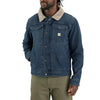 Carhartt Mens Denim Sherpa-Lined Work Jacket Beech - 106323-H87