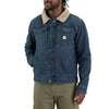 Carhartt Mens Denim Sherpa-Lined Work Jacket Beech - 106323-H87