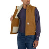 Carhartt Mens FR Duck Mock Neck Vest Brown - 104981-BRN