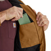Carhartt Mens Flannel-Lined Hooded Work Jacket - 106673-BRN