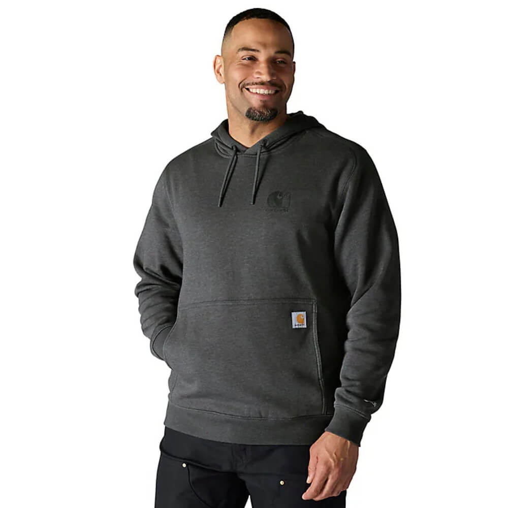 Carhartt Mens Force Logo Sweatshirt Carbon Heather - 107064-CRH