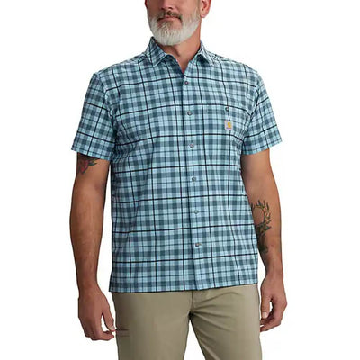 Carhartt Mens Force Sun Defender Plaid Shirt