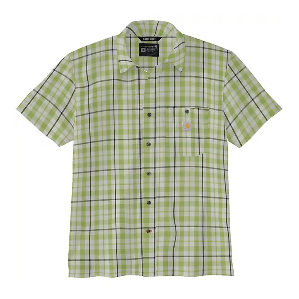 Carhartt Mens Force Sun Defender Plaid Shirt