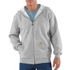 Carhartt Mens Full-Zip Hoodie Heather Gray